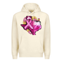 Sandshell Texas Cancer Awareness map Premium Hoodie - FaDigitalArtStudio