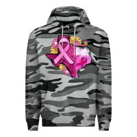 Slate Camo Texas Cancer Awareness map Premium Hoodie - FaDigitalArtStudio