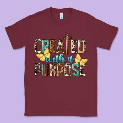 Created With A Purpose Classic Tee Designed By Lillyallendesigns