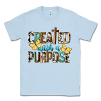 Dusty Blue Created With A Purpose Classic Tee - LillyAllenDesigns