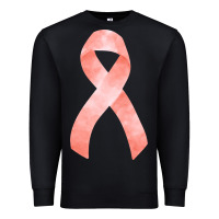 Black uterine or endometrial cancer ribbon Premium Sweatshirt - FaDigitalArtStudio