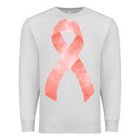 Dove Grey uterine or endometrial cancer ribbon Premium Sweatshirt - FaDigitalArtStudio