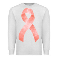 Oatmeal Heather uterine or endometrial cancer ribbon Premium Sweatshirt - FaDigitalArtStudio