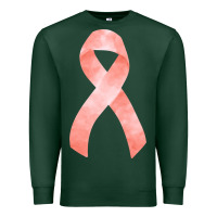 Sports Green uterine or endometrial cancer ribbon Premium Sweatshirt - FaDigitalArtStudio