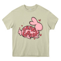 Mossy happy easter Heavy Core Tee - MaliasSmallBusiness