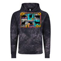 Cloud Black cow sunflower leopard Vintage Hoodie - Artiststas