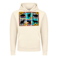Vintage Artic cow sunflower leopard Vintage Hoodie - Artiststas