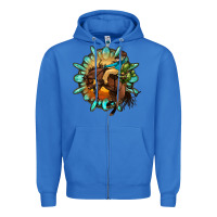 True Royal gemstone cowboy Zipper Hoodie - OliviaCreatesArt