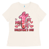 Bone my first valentines day Ladies Tee - MaliasSmallBusiness