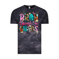 Cloud Black pray through the chaos Vintage Tee - Artiststas