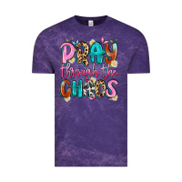 Cloud Purple pray through the chaos Vintage Tee - Artiststas