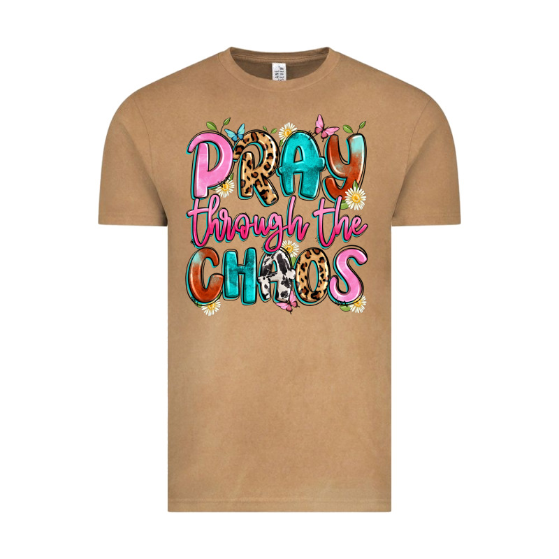 Pray Through The Chaos Vintage Tee by Artiststas | Teevron