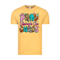 Vintage Mustard pray through the chaos Vintage Tee - Artiststas
