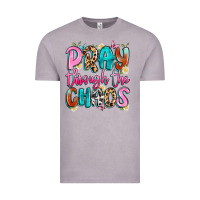 Vintage Zinc pray through the chaos Vintage Tee - Artiststas
