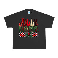 Pigment Black Christmas jolly mama Urban Heavy Tee - BarkalooDesign