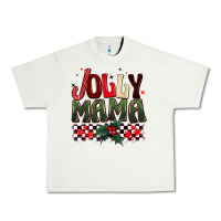 Pistachio Christmas jolly mama Urban Heavy Tee - BarkalooDesign