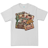 Dove Grey 90s country cassette tapes Premium Tee - MaliasSmallBusiness