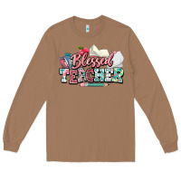 Toasted Coconut blessed teacher school Long Sleeve Tee - NancyCooperArtShop