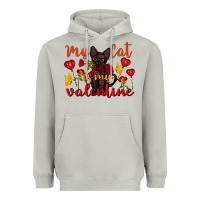 Moon Dust my cat is my valentine valentine's day Heavyweight Hoodie - FaDigitalArtStudio