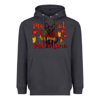 Smoke my cat is my valentine valentine's day Heavyweight Hoodie - FaDigitalArtStudio