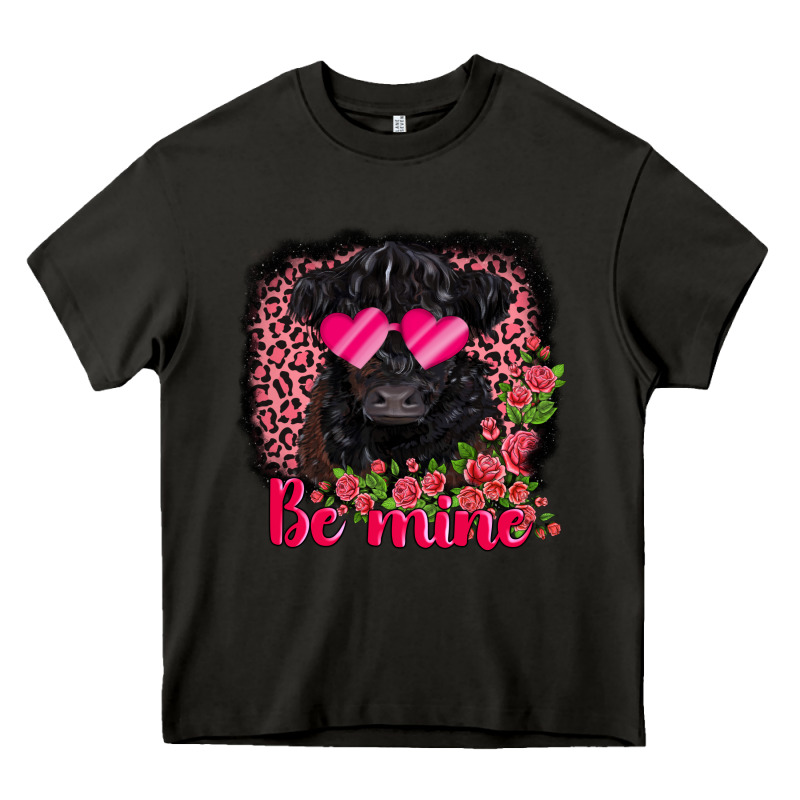 Be Mine Belted Galloway Heavy Core Tee by AdoDesignShop | Teevron