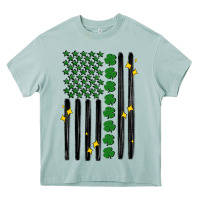 Arona shamrock usa flag Heavy Core Tee - MaliasSmallBusiness