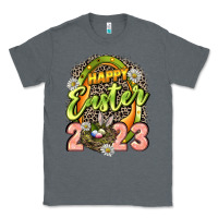 Charcoal Heather Happy Easter 2023 Classic Tee - LillyAllenDesigns