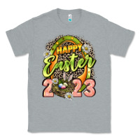 Heather Grey Happy Easter 2023 Classic Tee - LillyAllenDesigns