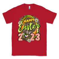 Red Happy Easter 2023 Classic Tee - LillyAllenDesigns