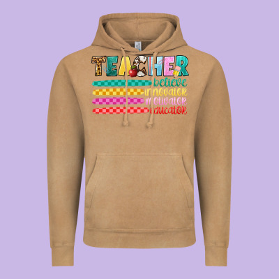 Teacher Believe Vintage Hoodie Designed By Artiststas