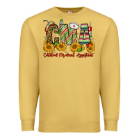 Antique Gold christmas cma certified medical assistant Premium Sweatshirt - FaDigitalArtStudio