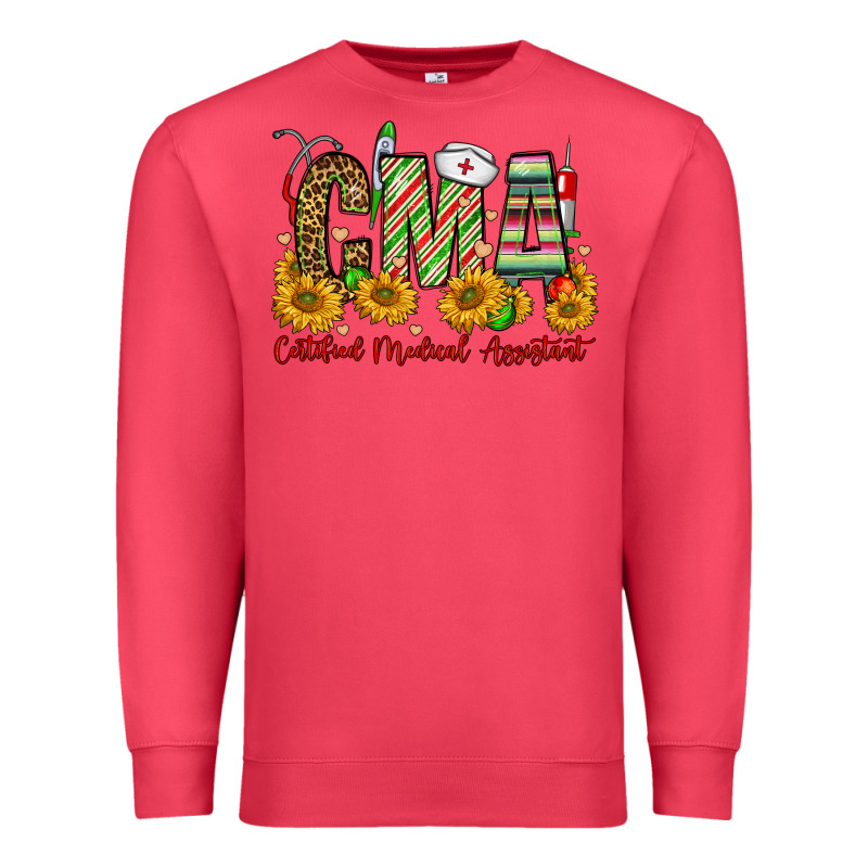 Christmas Cma Certified Medical Assistant Premium Sweatshirt by FaDigitalArtStudio | Teevron