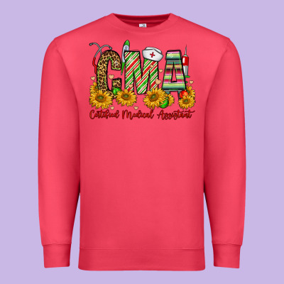 Christmas Cma Certified Medical Assistant Premium Sweatshirt Designed By Fadigitalartstudio