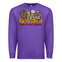 Purple christmas cma certified medical assistant Premium Sweatshirt - FaDigitalArtStudio