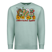 Seafoam christmas cma certified medical assistant Premium Sweatshirt - FaDigitalArtStudio