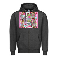 Charcoal Heather Happy Easter bunnies eggs 20oz skinny tumbler Zipper Hoodie - OliviaCreatesArt