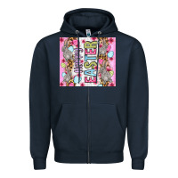 Navy Happy Easter bunnies eggs 20oz skinny tumbler Zipper Hoodie - OliviaCreatesArt