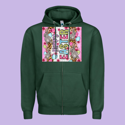 Happy Easter Bunnies Eggs 20oz Skinny Tumbler Zipper Hoodie Designed By Oliviacreatesart