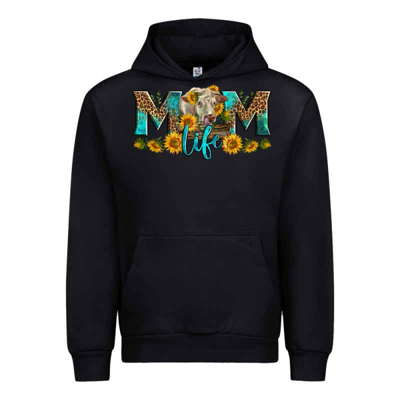 Western Charolais Cow Mom Life Urban Hoodie by LillyAllenDesigns | Teevron