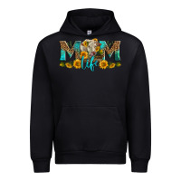 Black Western Charolais Cow Mom Life Urban Hoodie - LillyAllenDesigns