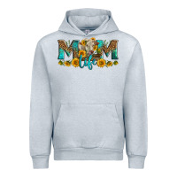 Heather Grey Western Charolais Cow Mom Life Urban Hoodie - LillyAllenDesigns