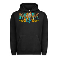 Pigment Black Western Charolais Cow Mom Life Urban Hoodie - LillyAllenDesigns
