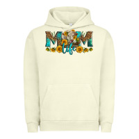 Pigment Pistachio Western Charolais Cow Mom Life Urban Hoodie - LillyAllenDesigns