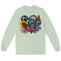Matcha teacher hearts Long Sleeve Tee - Jasminsmagicworld