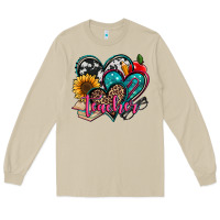 Mushroom teacher hearts Long Sleeve Tee - Jasminsmagicworld