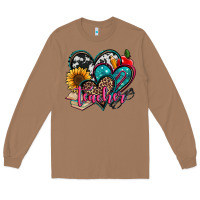 Toasted Coconut teacher hearts Long Sleeve Tee - Jasminsmagicworld