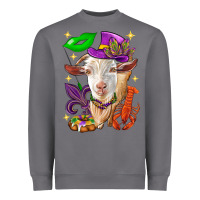 Storm Mardi Gras Goat Heavyweight Sweatshirt - HowdyJamesFarm