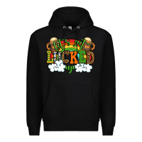 Black Let's get lucked up St. Patrick's Day Premium Hoodie - OliviaCreatesArt