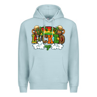Blue Mist Let's get lucked up St. Patrick's Day Premium Hoodie - OliviaCreatesArt