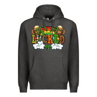 Charcoal Heather Let's get lucked up St. Patrick's Day Premium Hoodie - OliviaCreatesArt
